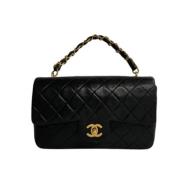 Chanel Vintage Pre-owned Laeder chanel-vskor Black, Dam