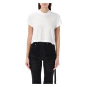 Rick Owens Kort Small Level T-shirt White, Dam