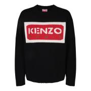 Kenzo Grafiskt Logotröja Black, Dam