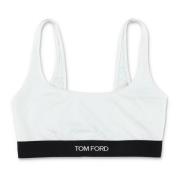 Tom Ford Modal Stretch Signature Bralette White, Dam