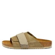 Birkenstock Taupe Sandaler i Regular Fit Beige, Herr