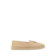 Dolce & Gabbana Cappuccino Läder Espadrillos Beige, Herr