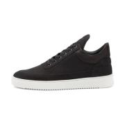 Filling Pieces Svarta Ripple Basic Sneakers Black, Herr