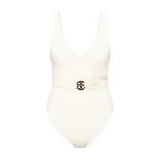 Tory Burch Ettstycksbaddräkt Beige, Dam