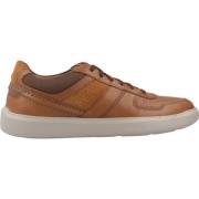 Clarks Stiliga Herr Sneakers Brown, Herr