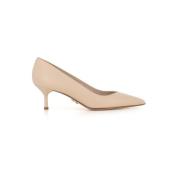 Sergio Levantesi Ivory Läder Décolleté med 6 cm Klack Beige, Dam