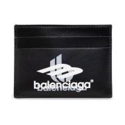 Balenciaga Läderkorthållare Black, Herr