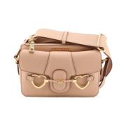 Moschino Nude Cross Body Väska för Kvinnor Beige, Dam