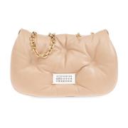 Maison Margiela ‘Glam Slam Medium’ axelväska Beige, Dam