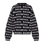 Balenciaga Crewneck-tröja Black, Herr