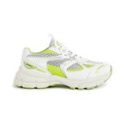 Axel Arigato Vit/Lime Marathon Runner Sneakers White, Dam