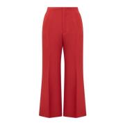 Calcaterra Cropped Byxor Red, Dam