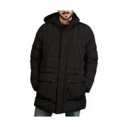 Geox Vinter Parka Jacka Black, Herr