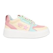 Chiara Ferragni Collection Multifärgade Lädersneakers Multicolor, Dam