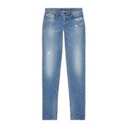 Diesel Tapered Regular Fit Denim Jeans Blue, Herr