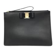 Salvatore Ferragamo Pre-owned Pre-owned Laeder kuvertvskor Black, Dam