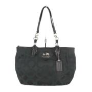 Coach Pre-owned Pre-owned Canvas totevskor Black, Dam