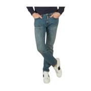 PS By Paul Smith Modern Slim Fit Brun Jeans Blue, Herr