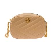 Tory Burch Beige Kira Chevron Kameraväska Beige, Dam