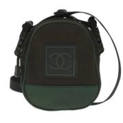 Chanel Vintage Pre-owned Canvas chanel-vskor Green, Dam