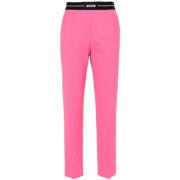 Msgm Stiliga Byxor Pink, Dam