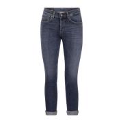 Dondup Skinny Fit Low-Rise Jeans Blue, Herr