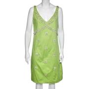 Moschino Pre-Owned Pre-owned Bomull klnningar Green, Dam