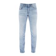 Diesel Vintage Distressed Slim Fit Jeans Blue, Herr