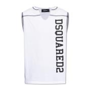 Dsquared2 Ärmlös T-shirt White, Herr