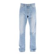 Versace Jeans med Allover Laser Mönster Blue, Herr