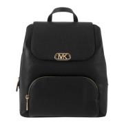 Michael Kors Kensington Grained Läder Ryggsäck Black, Dam