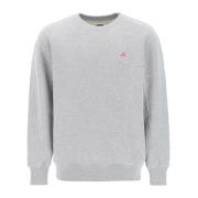 Autry Sweatshirt med logopatch Gray, Herr