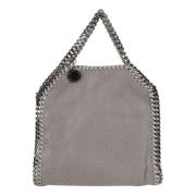 Stella McCartney Grå Tiny Tote Eco Shaggy Deer Väska Gray, Dam