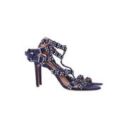 Alaïa Pre-owned Pre-owned Mocka klackskor Blue, Dam