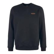 Barbour Grafiskt Logotyp Crew Neck Sweatshirt Black, Herr