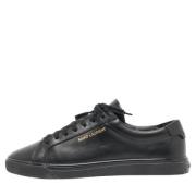 Yves Saint Laurent Vintage Pre-owned Laeder sneakers Black, Dam