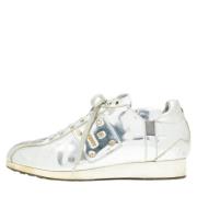 Fendi Vintage Pre-owned Laeder sneakers Gray, Dam