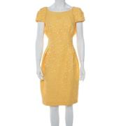 Carolina Herrera Pre-owned Pre-owned Tyg klnningar Yellow, Dam