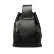 Louis Vuitton Vintage Pre-owned Laeder ryggsckar Black, Dam