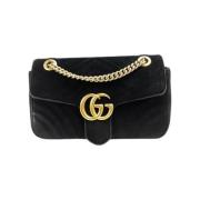 Gucci Vintage Pre-owned Nylon gucci-vskor Black, Dam