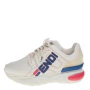 Fendi Vintage Pre-owned Laeder sneakers White, Dam