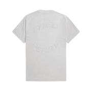 Fred Perry Grafisk T-shirt - Stadsstil White, Herr