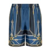 Versace Siden shorts Blue, Herr