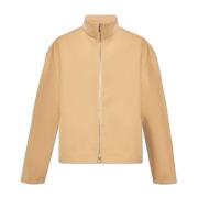 Jil Sander Jacka med logotyp Beige, Herr