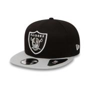 New Era Svart Raiders NFL Bomullsmössa Black, Herr