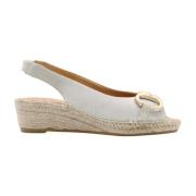 Maypol Tirupur Espadrille Wedges Beige, Dam