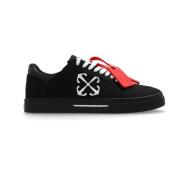 Off White Nya låga vulkaniserade sneakers Black, Herr