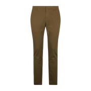 Dondup Slim-Fit Cropped Byxor Green, Herr