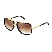 Dita Black Shiny K Gold Sunglasses Mach-One Multicolor, Unisex