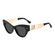 Dsquared2 Black/Grey Sunglasses Multicolor, Dam